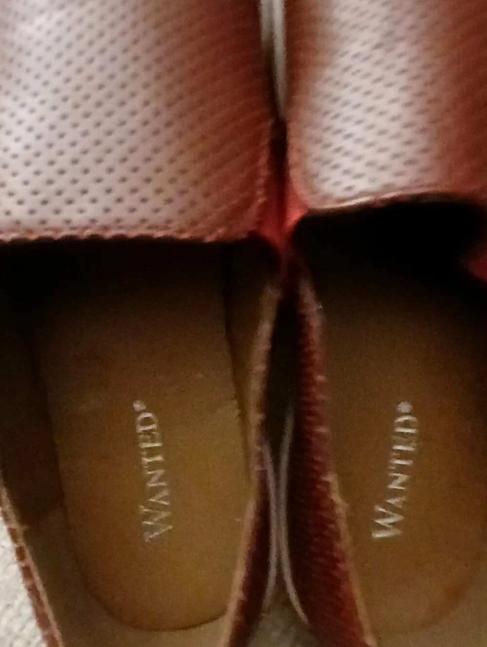 Wanted Women's Wine Perforated Slip-On Sneakers Espadrilles Sz 7.5
